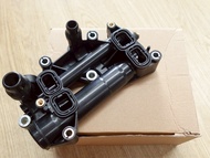 เสื้อออยล์คูลเลอร์ BMW (Engine oil cooler thermostat) เครื่อง N47 (Gen 2) ดีเซล