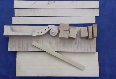 violin parts one set of 4/4 size violin making material for luthier