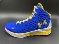 Under Armour UA Curry 1 勇士主場 Home 藍黃 3026047-400 籃球鞋 US11