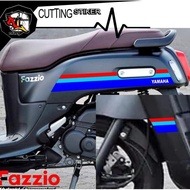 RFAZZIO CUTTING STICKER/FAZZIO STRIPING/MOTORCYCLE STICKER/FLAG STICKER/420 HM