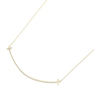 【二手】Tiffany T 字Smile項鍊 大號 60011652 頸圍 40.5/45.5公分 K18（黃金） T 字Smile項鍊 大號 女士