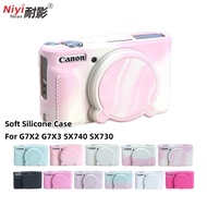 Canon G7x3 G7X2 SX740 TPU Case for Canon G7X II G7X III G7X Mark II III SX740 SX730 Soft Silicone Ca