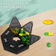 Mini Portable Medicine Box 7 Days Medicine Pill Box