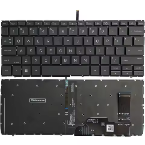 OEM Replacement New For HP EliteBook 840 G9 830 G9 Laotop US English Backlit keyboard black