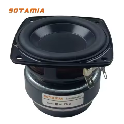 SOTAMIA 1Pcs 2.75 Inch Full Range Speaker 4 Ohm 20W Loudspeaker Audio DIY Home Theater Music Portabl