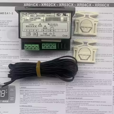 XR02CX-5N0C1//XR02CX-5NOC1 for Dixell Tmperature Controller Thermostat Relay New Original Freezer Re