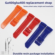 16mm Resin Watch Strap, Black Gold Black Samurai Replacement Watch Band Accessories Compatible with 