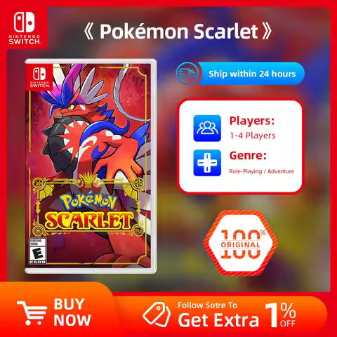 Nintendo Swtich Game Deals -Pokemon Violet - Pokemon Scarlet-Games Cartridge Physical Card