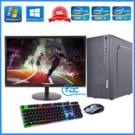 Bộ máy tính để bàn PC Gaming + Màn hình 19 inch Provision Cấu hình core i3 i5 i7 Ram 4GB SSD 120GB +