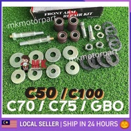 HONDA C70 Front Fork Bush Set PNP C50 C70 C75 GBO Batang FORK BUSH SKRU SET SCREW LAMPU BULAT PETAK 