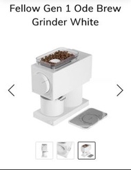 90% new Fellow Gen 1 Ode Brew Grinder - White