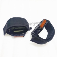 1 Set Pedal and Strap - Pedal Strap Fixed Gear - Toeclip - and stralTALI - fixie bike - fixie fixed 