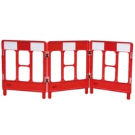 Barrier Gate JSP Red PP Folding Barrier Gate, 1m x 2.52m from www.ByBigPlus.com
