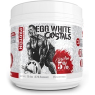 Rich Piana 5% Nutrition Egg White Crystals | 100% Pure Egg White Protein Powder | 20 Grams of Protei