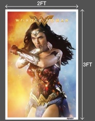 WONDER WOMAN TARPAULIN POSTER 2X3FT