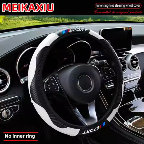 All-Season SPORT Carbon Fiber Steering Wheel Cover (without inner ring) is suitable for 37-38cm auto