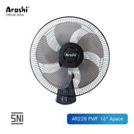 Arashi Apace AR 228 PWF 16" Kipas Angin Dinding 16 inch / Wall Fan