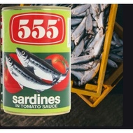 (Bundle of 6,3) 555 Sardines In Tomato Sauce 425g Canned Philippines Tomato Seafood