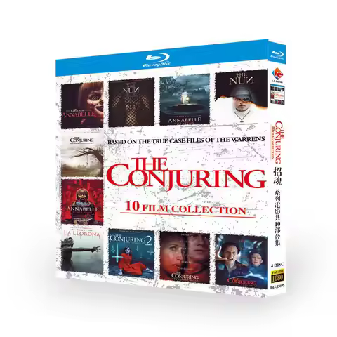 The Conjuring Film Series 10 Movies Collection Blu-ray Disc Box Set with English Chinese Japanese an