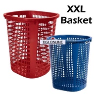 (XL) Plastic Laundry Basket / Plastic Basket / Bakul Besar / Bakul Baju Plastik / Raga Baju / Basket