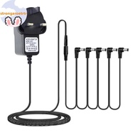 Strongaroetrtr US/UK/EU Plug 1 To 5 9V 1A Guitar Pedal Power Supply Adapter AC 100-240V Musical Inst