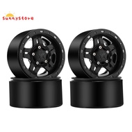 4PCS Plastic Beadlock 2.2 Wheel Hub Wheel Rims for 1/10 RC Car