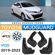 Suitable for Toyota Vios Vios 2019-2022 Mudguard Leather Car Tire Soft Rubber Mudguard Car Accessori