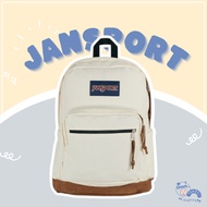 ᴀᴜ S ɴ • ᴗ JANSPORT RIGHT PACK Backpack Coconut Milk White School Bag Laptop 28L