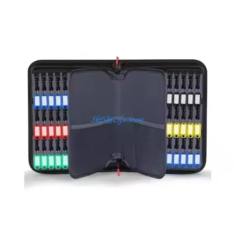 E65E Handy Storage Box highlighting 54 Hooks And Labels For Home Office Needs