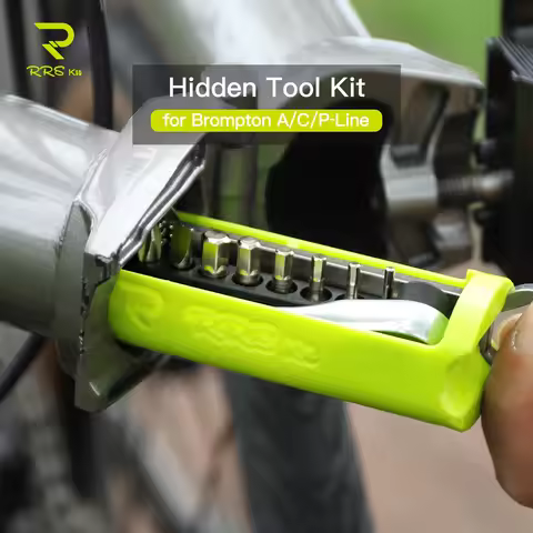 RRSKIT For Brompton Folding Bicycles A/C/P-Line Hidden Storage Tool Kits Folding Bikes Portable Magn