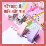 Mini Paper Hole Puncher, Compact Convenient Hole Puncher, Handheld Hole Puncher