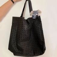 Japanese New Style One-Shoulder Handbag Large-Capacity Issey Miyake Tote Bag Men Women Same Style Diamond Commuter High-