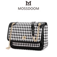 Mossdoom Fashion Plaid Sling Bag Women