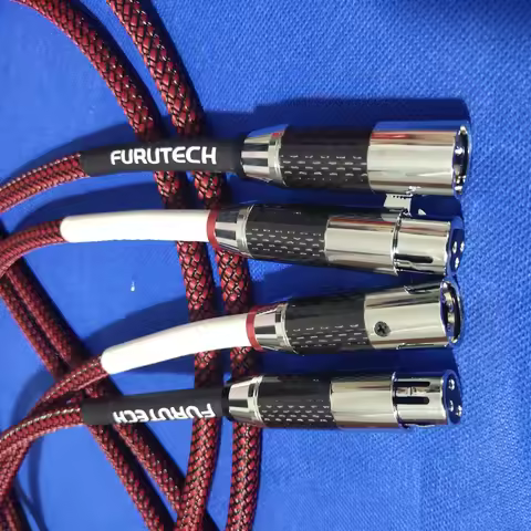 Original Furutech flagship quality sigle crystal copper OCC audiophile audio wire amplifier XLR bala