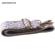 ZHOUMEIWENSP 2 inch Wide Embroidery Purse Strap, Polyester 2" (5cm) extra wide Guitar Style Shoulder