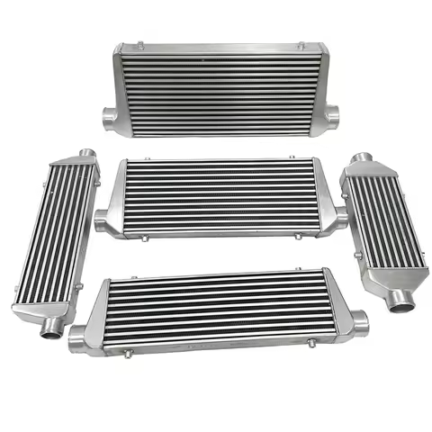 Front Mount intercooler Universal Turbo Intercooler for Audi Jetta Inlet 2.5"/65mm OD=2/2.5/3.0 inch