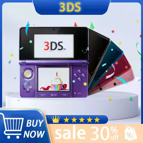 3DS - Original Refurbished 3ds game consola - 3.5" handheld game console With free games, for Ninten