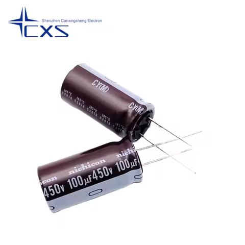 5pcs 450V 100UF 18*30/35 Japan Nichicon Capacitor 100UF450V Long Life Electrolytic Capacitor