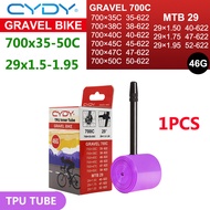 46g CYDY TPU Inner Tube 700C GRAVEL Bike 700x35-50C For 35C 38C 40C 45C 50C Tire Bicycle Camera MTB 