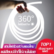 ไฟเส้น led Neon flex 220V LED ไฟเส้น LED Neon Flex ประดับตกแต่งติดตั้งได้ทั้งในและนอกอาคาร ทนแดด ทนฝ