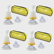 4/3PCS Choking อุปกรณ์กู้ภัย CPR First Aid Kit สําหรับเด็กผู้ใหญ่ LifVac Asphyxia กู้ภัยอุปกรณ์แบบพก