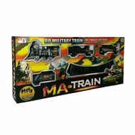 Kids Toys - MA Military Train Military Smoke Train Track Play Set