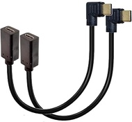 USB C to Micro USB Cable, 90 Degree USB Type C (USB-C) Male to Micro USB Female Adapter Converter Ch