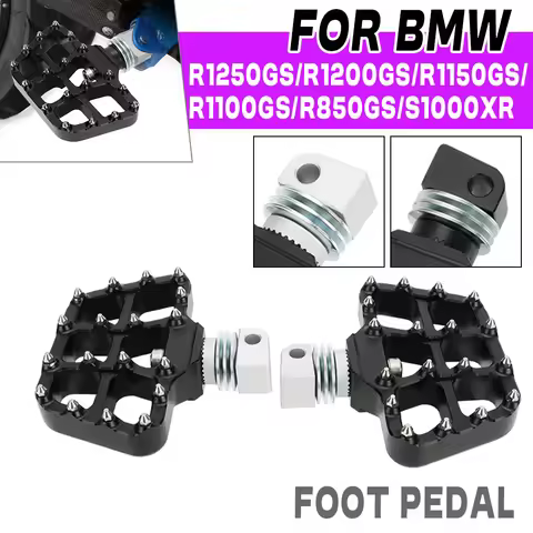 New Foot Pegs For R 1250GS ADV R1200GS LC R1150gs r1100GS R850GS s1000xr 2019 Motorcycle Parts 360 A