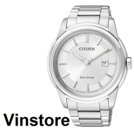 [Vinstore] Citizen Eco Drive Stainless Steel Solar Analog Men Watch AW1120-59A AW1120-59