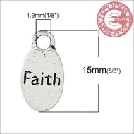 6 PCS WORDS CHARMTAG BRACELET MATERIAL