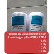 Arida ply thread, millinium thread, 6 ply thread, 8 ply, 10 ply, 12 Arida embroidery thread, gilnet 