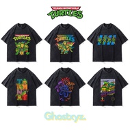 Ghostxyz T-Shirt TMNT Wash Oversize Vintage Tee Shirt