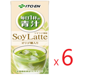 【6件裝】伊藤園  每日1杯的青汁 豆乳拿鐵風味 200ml/原裝日本/4901085622513/ (高纖排毒/抹茶風味/營養機能食品/高維他命E)」賞味期限：2027.04.30