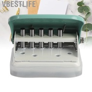VBESTLIFE 5 Hole Paper Puncher  Portable Handheld Multifunctional Loose Binders Binding Systems Mach